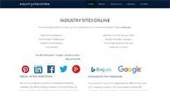 Desktop Screenshot of industrysitesonline.com