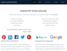 Tablet Screenshot of industrysitesonline.com